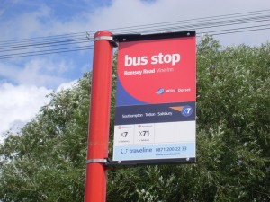 Wilts & and Dorset bus stop