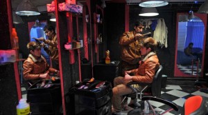 Men's salon in Kabul