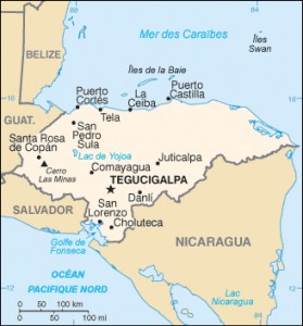 Hondurasmap