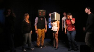 tv head guy and tv head girl