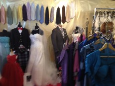 Posh Togs Exhibit- An example of Beautiful Budget Wedding Clothes