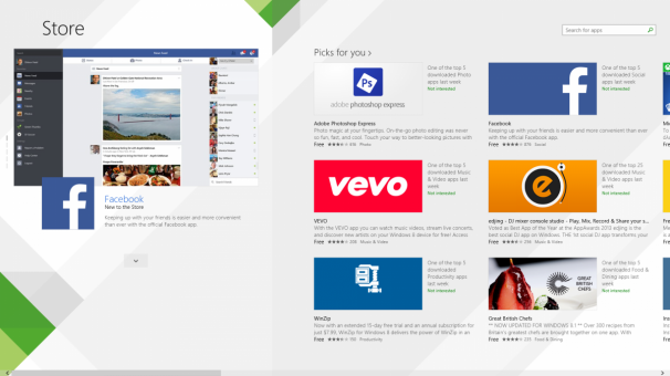 Windows 8.1 app-store