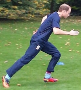 Prince William running Prince William