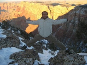 Atul at the Grand Canyon, 2009. Photo: Atul Singh