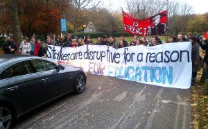 Sussex picket line