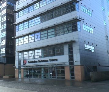 A photograph of Bournemouth University's Executive Business Centre in Lansdowne