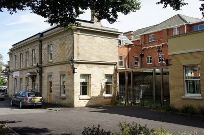 A photograph of the entrance to the Shelley theatre