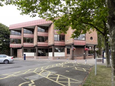 Photograph of the Civic Offices in Christchurch, Dorset