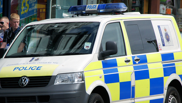 A Dorset Police van