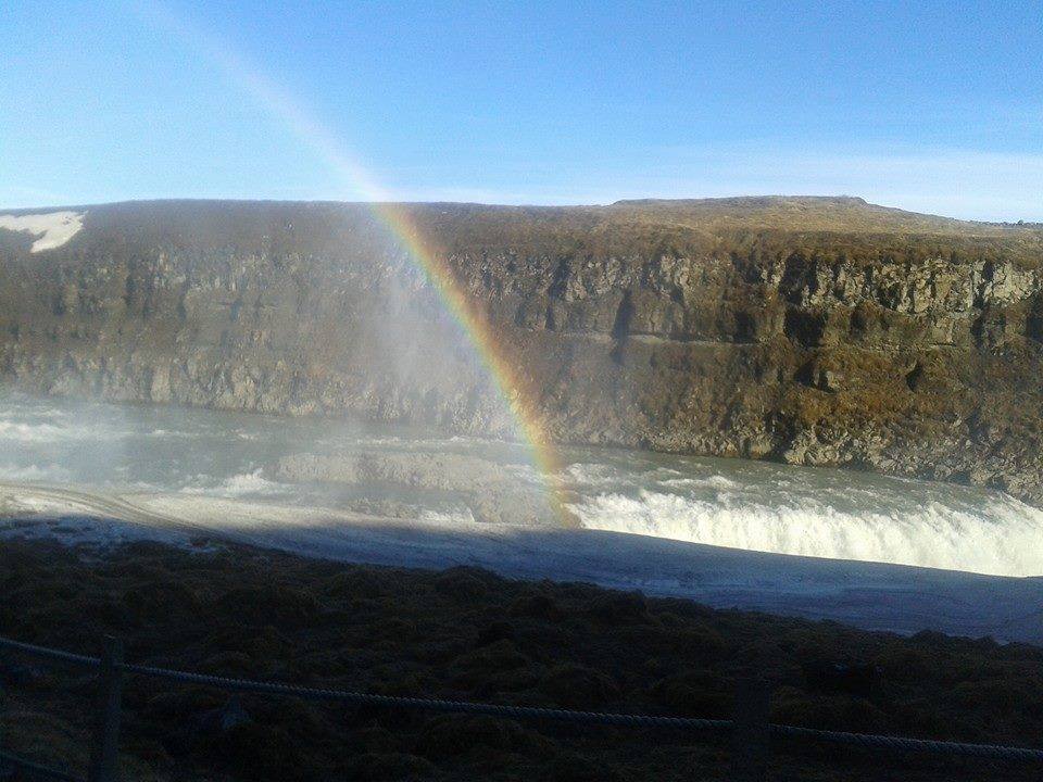 Waterfall rainbow