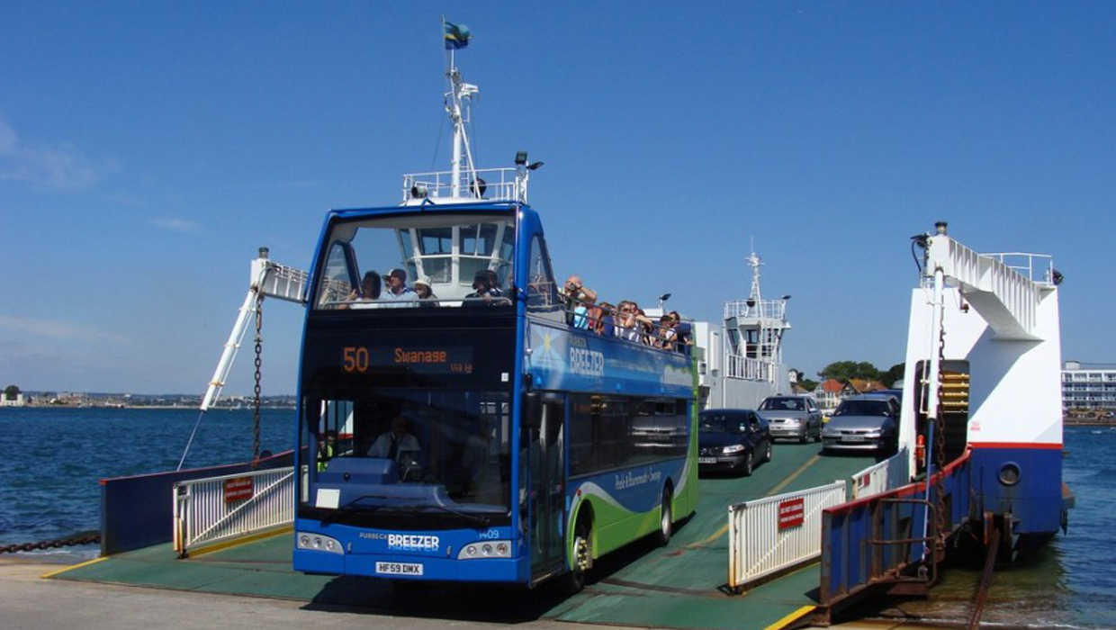 Picture of a Sandbanks ferry