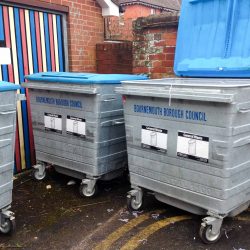 bins by garage