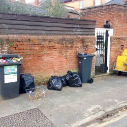 fly tipped basket