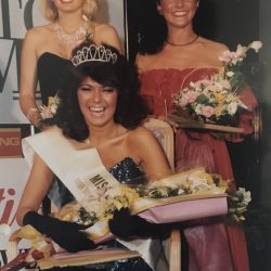 Angie Beasley, winning Miss Leeds Metro