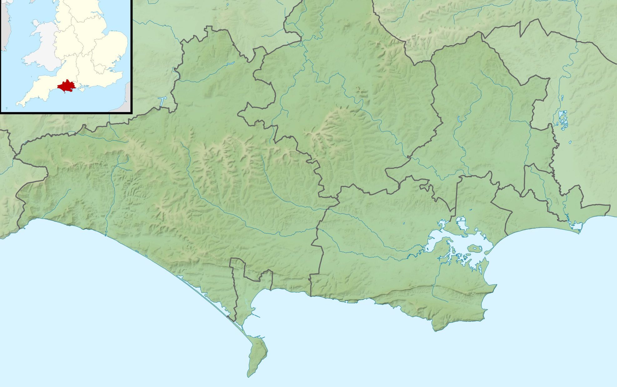 map of dorset