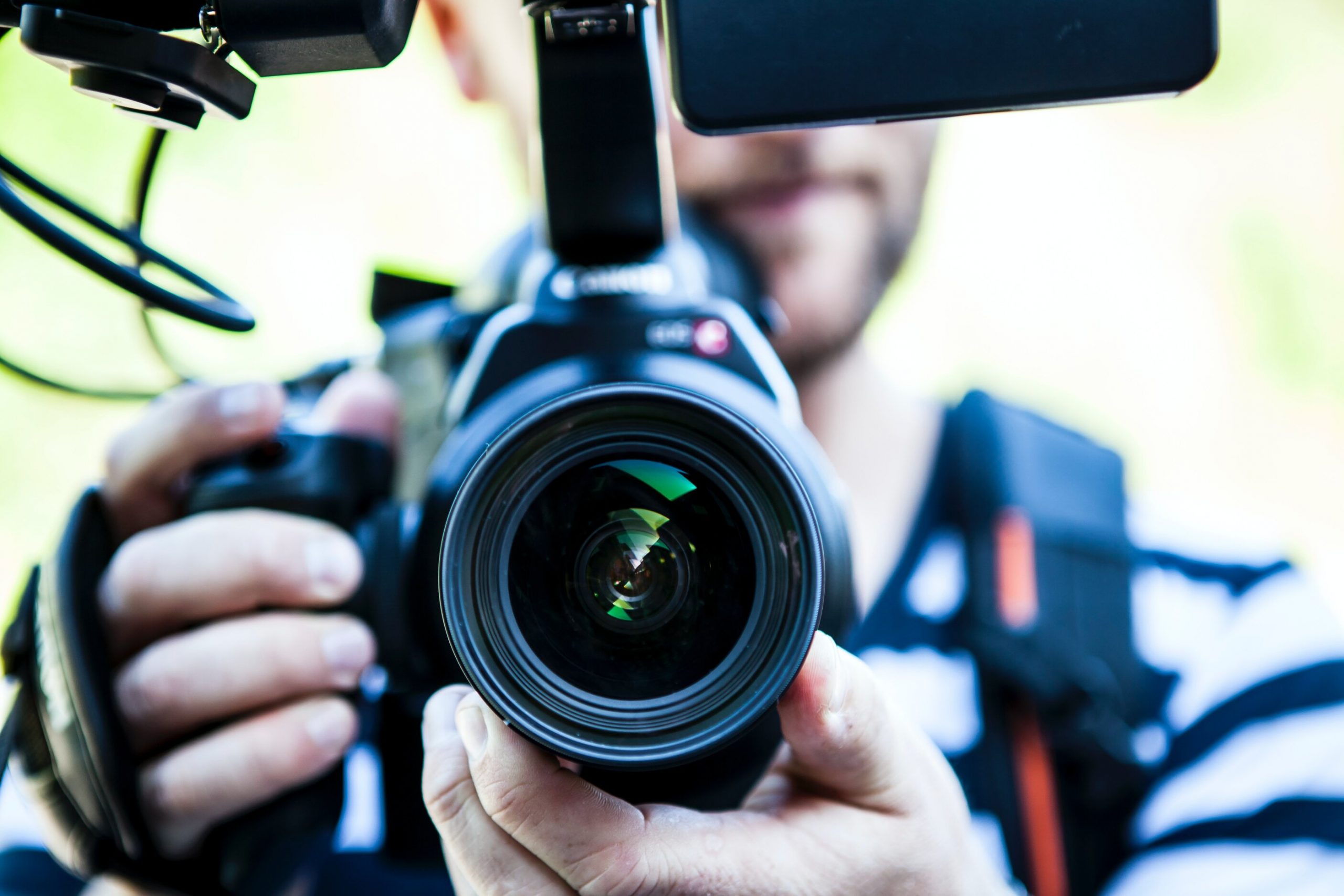 A man with a camera