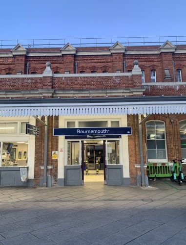 Image of the entrance to Bournemouth Station