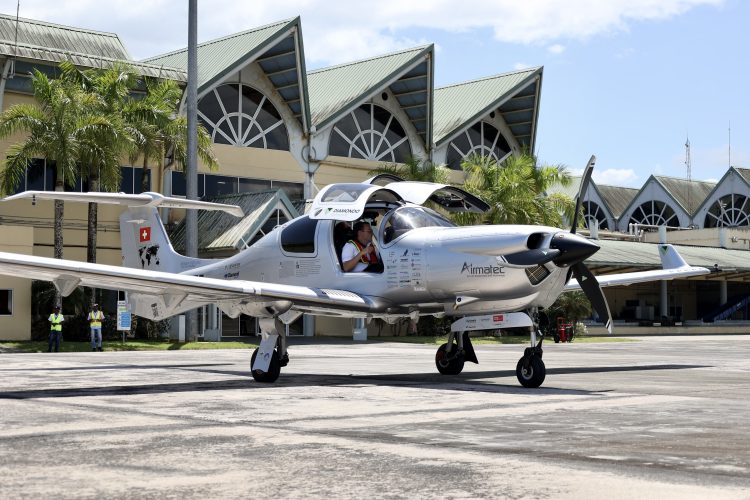 DA50 RG aircraft used to complete the Diamondo trip.