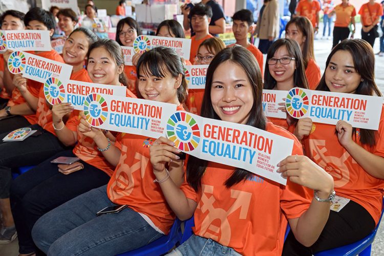 2020 theme: "I am Generation Equality: Realizing Women's Rights" - Photo: UN Women/Pornvit Visitoran