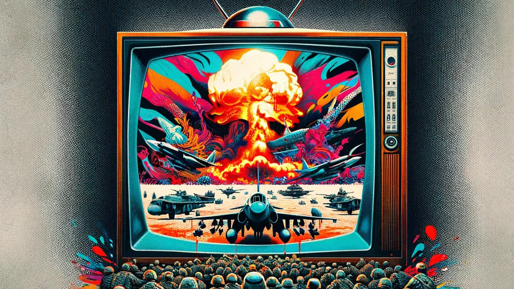 Selective news coverage of wars and violence
