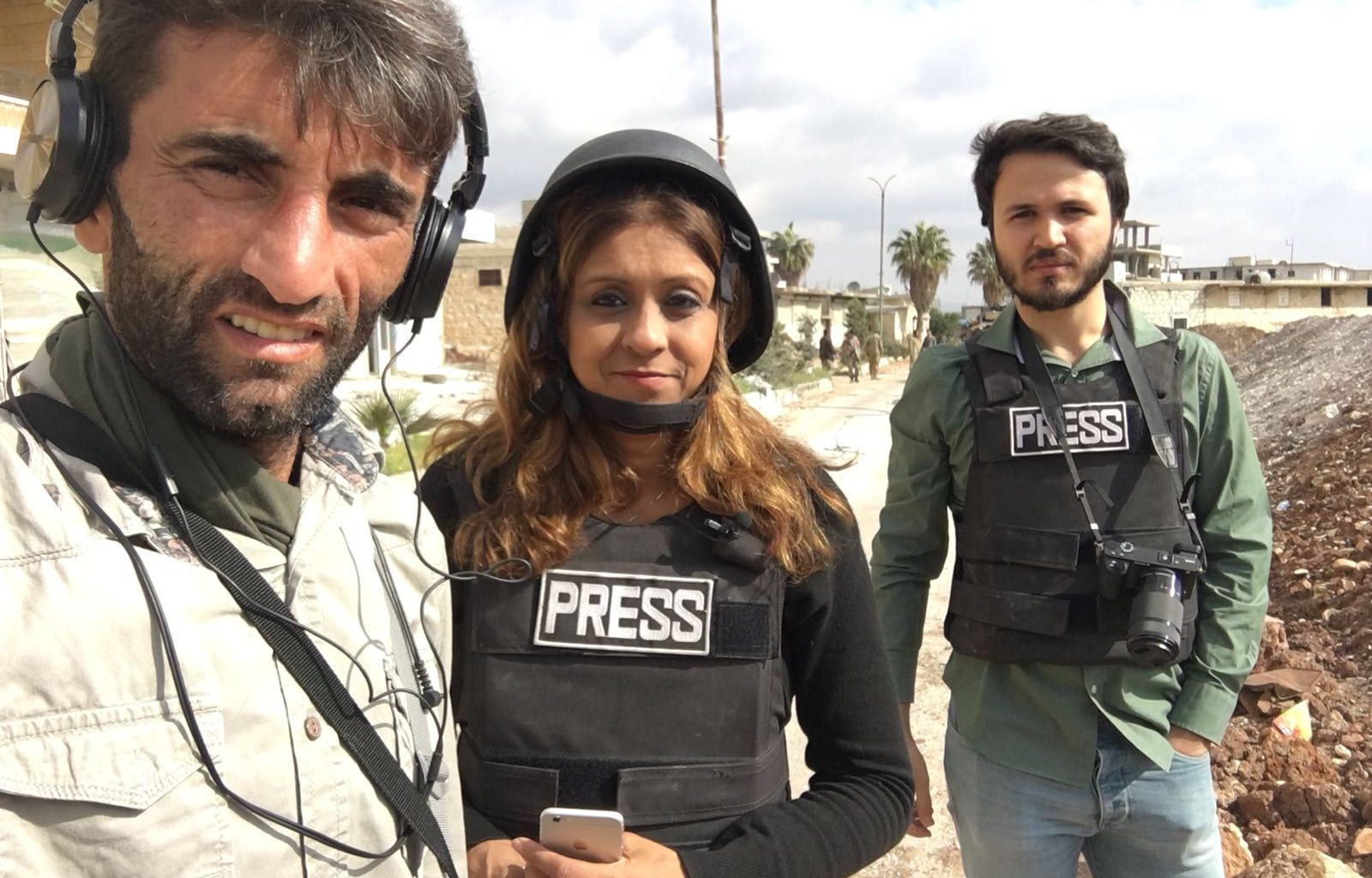 Journalist Shamim Chowdhary reporting.